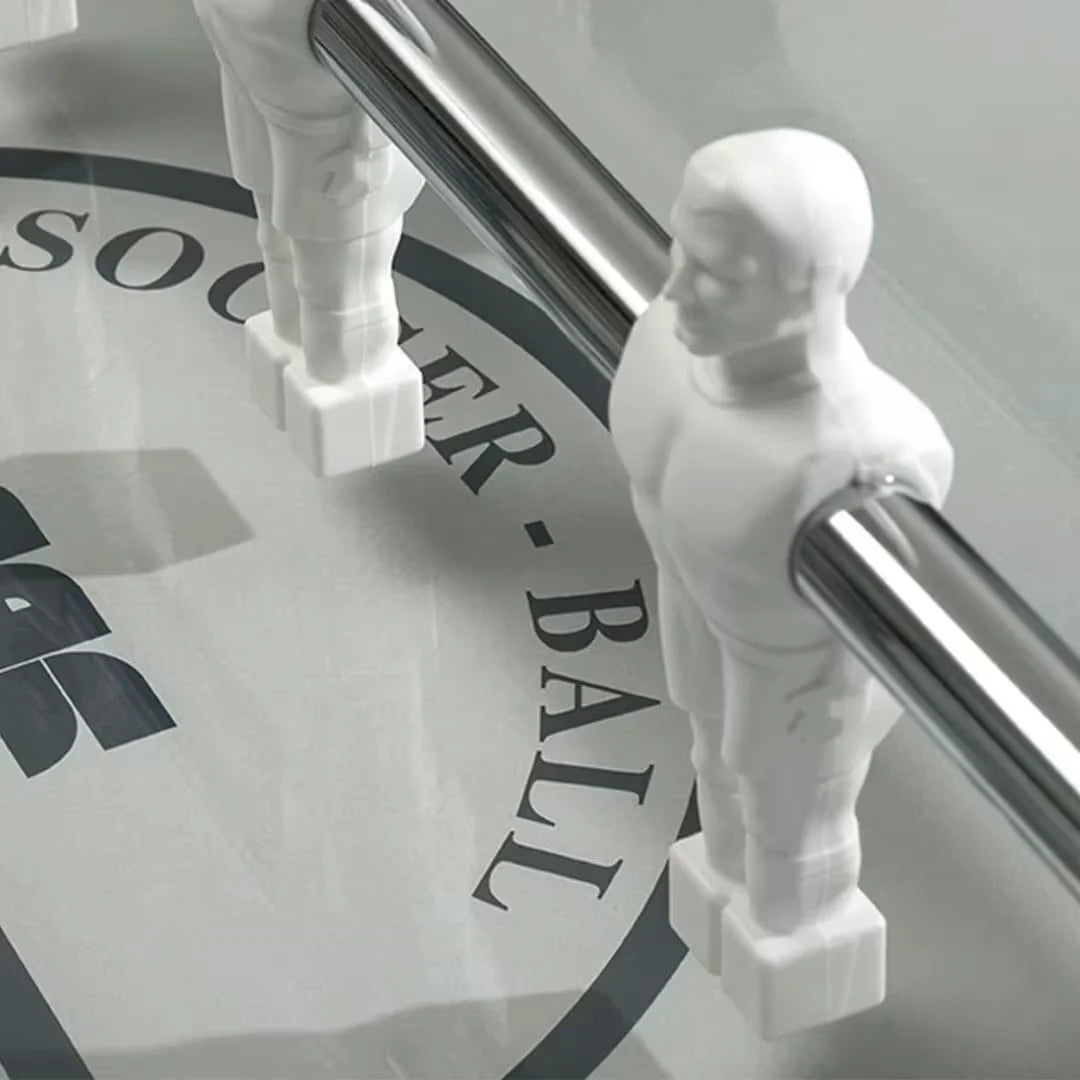 FAS Glam Football Table with Grey/White Players - Durable Indoor Foosball Table - COOLBABY