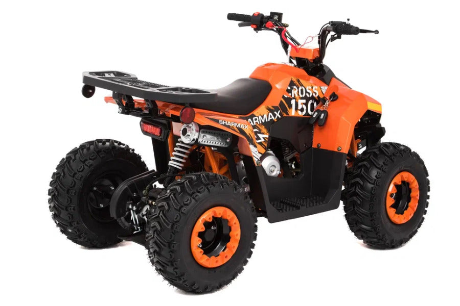 Sharmax 150 Cross ATV: Powerful 10 HP 150cc Youth & Adult Quad with Electric Start - COOLBABY