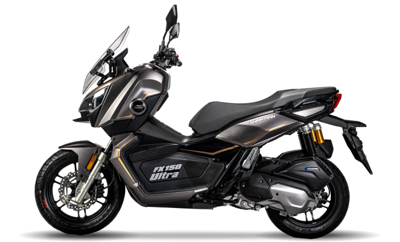 SHARMAX FX 150 Ultra Maxi Scooter – Powerful 150cc Engine, Water-Cooled, Fuel-Efficient - COOLBABY