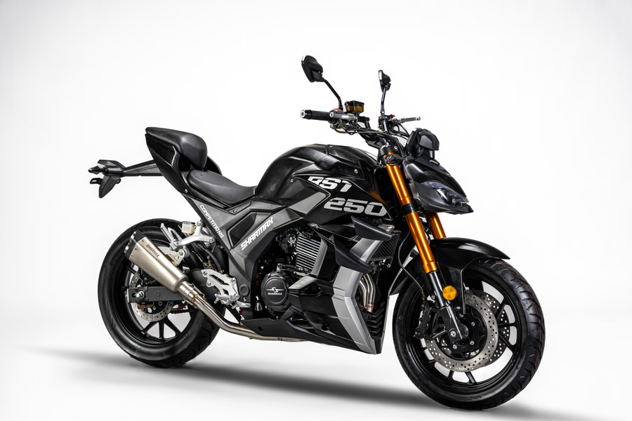 SHARMAX RST 250 Competition Naked Bike: 250cc 6-Speed, Air-Oil