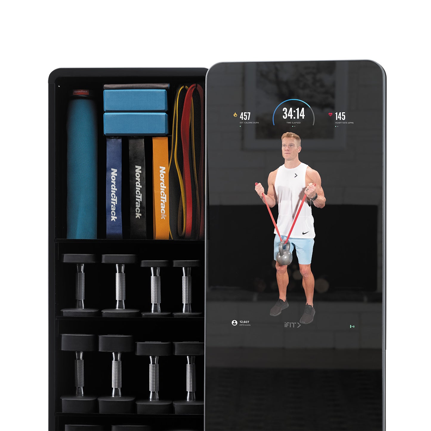 COOLBABY Track Vault Interactive Trainer: Elevate Your Home Workouts with Form Coaching - COOLBABY