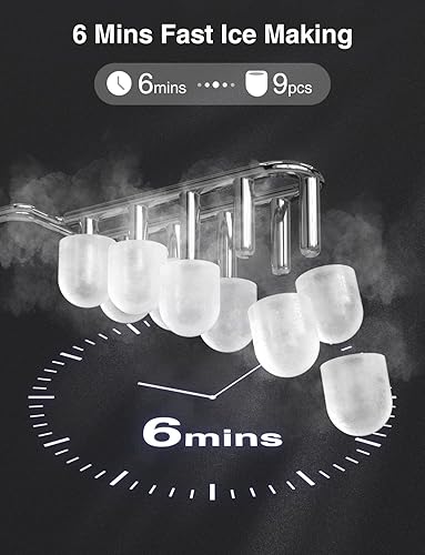 Portable Countertop Ice Maker – Self-Cleaning, Fast, and Convenient 12kg/24H - COOLBABY