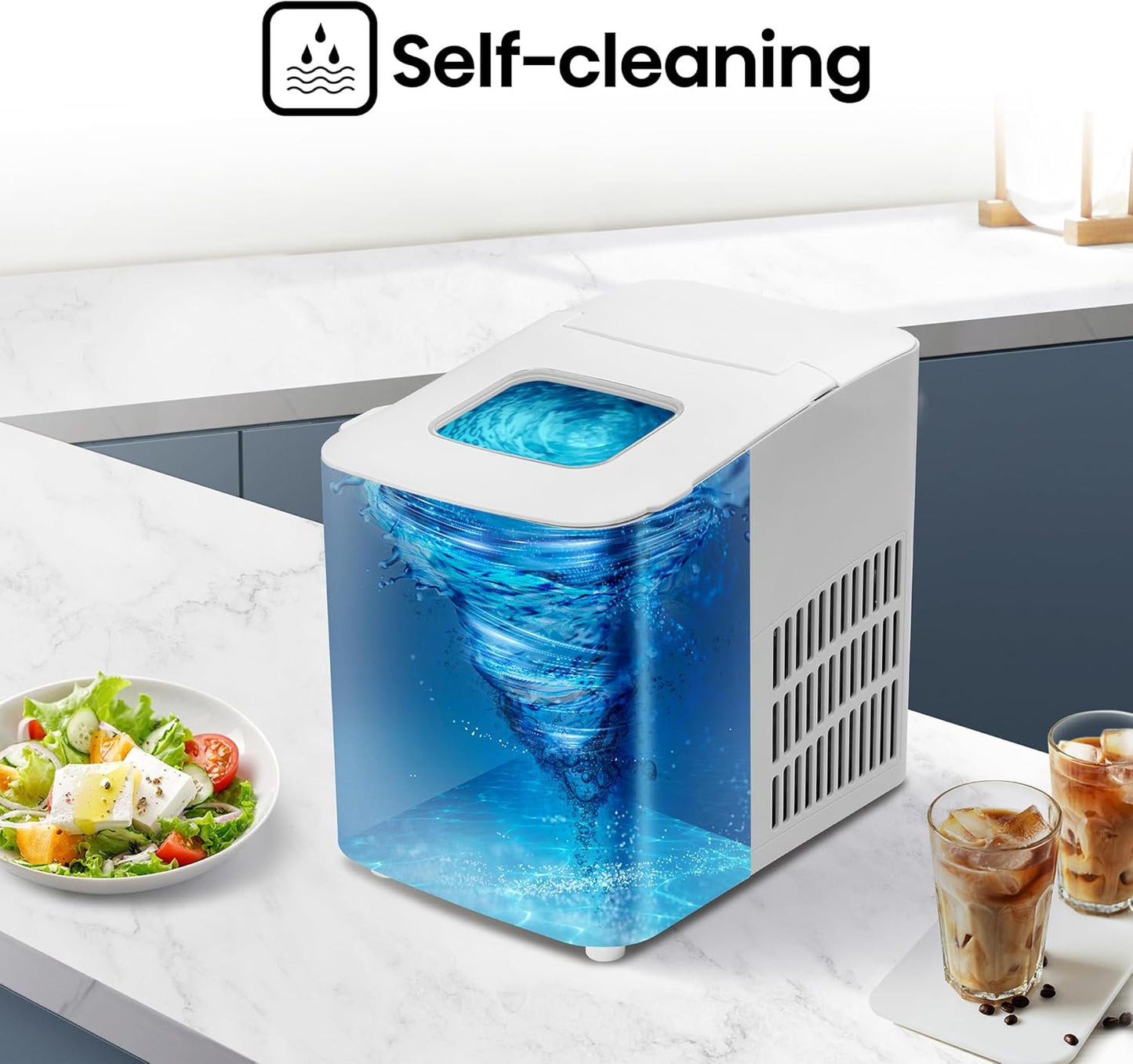 Automatic Ice Maker, Portable and compact 20 kg / 24 hours - ICM1263 - COOLBABY