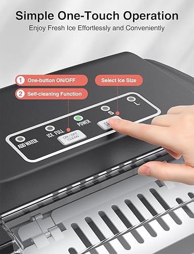 Portable Countertop Ice Maker – Self-Cleaning, Fast, and Convenient 12kg/24H - COOLBABY