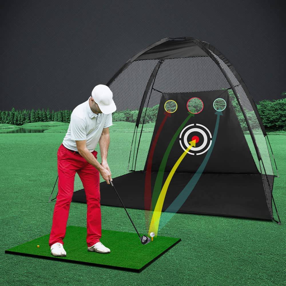 COOLBABY Golf Net with Carry Bag,10ft Tent Net with Cut Pole Holes - COOL BABY