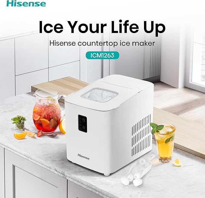Automatic Ice Maker, Portable and compact 20 kg / 24 hours - ICM1263 - COOLBABY
