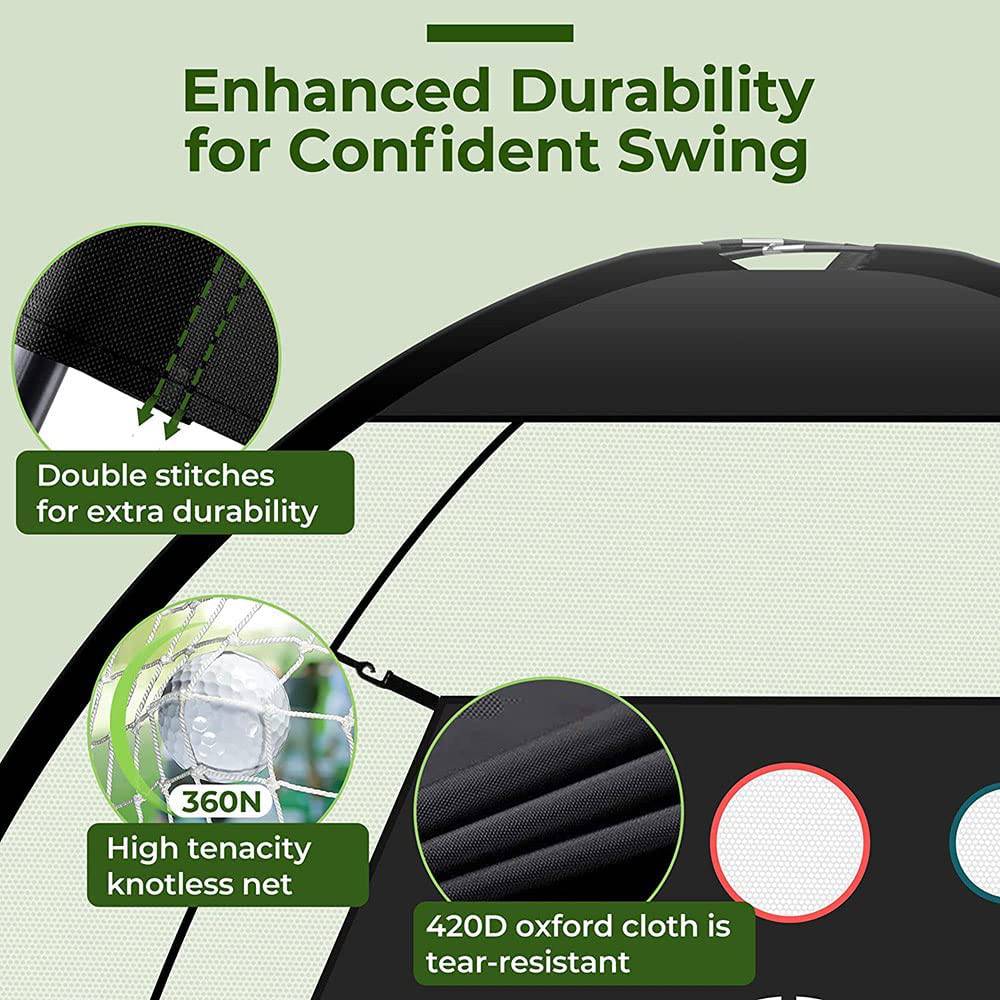 COOLBABY Golf Net with Carry Bag,10ft Tent Net with Cut Pole Holes - COOL BABY