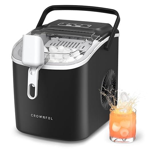 Portable Countertop Ice Maker – Self-Cleaning, Fast, and Convenient 12kg/24H - COOLBABY