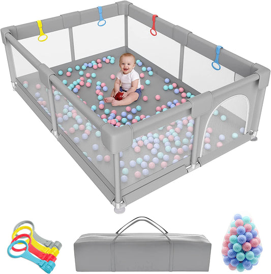 COOLBABY WL802 Children's play game fence Spacious and Secure Baby Playpen - COOL BABY