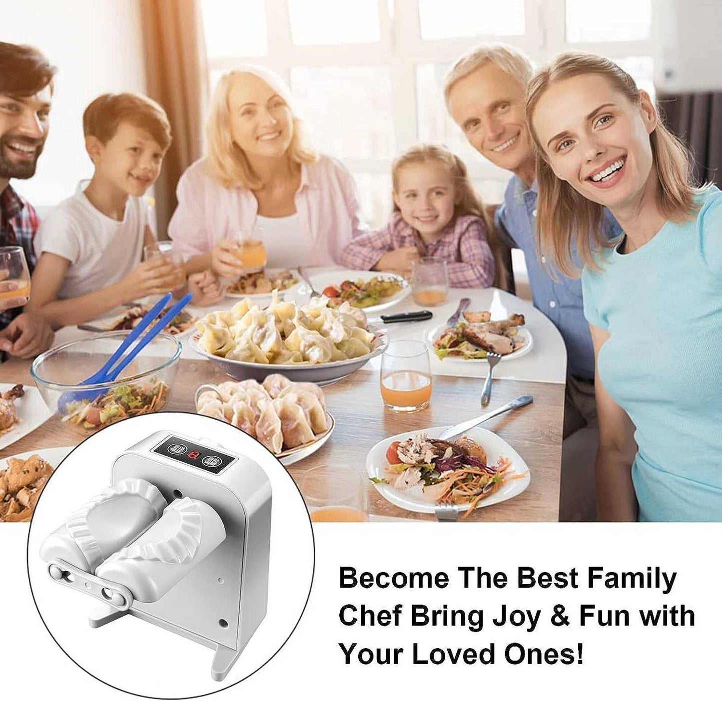 COOLBABY Automatic Electric Dumpling Maker Machine Dumpling Mould Pressing - COOL BABY