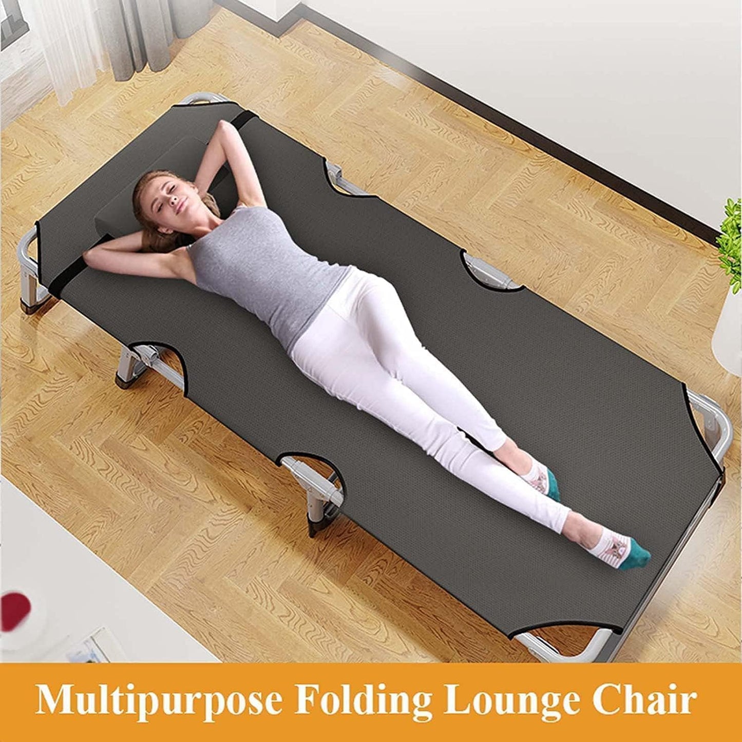 COOLBABY Reclining Chairs With Mattress, Outdoor Patio Folding Lounge Chair for Sun Tanning, Adjustable 4-Position Portable Folding Chaise Camping Cot for Adult, Perfect Chair for Pool/Beach/Sunbathi - COOLBABY