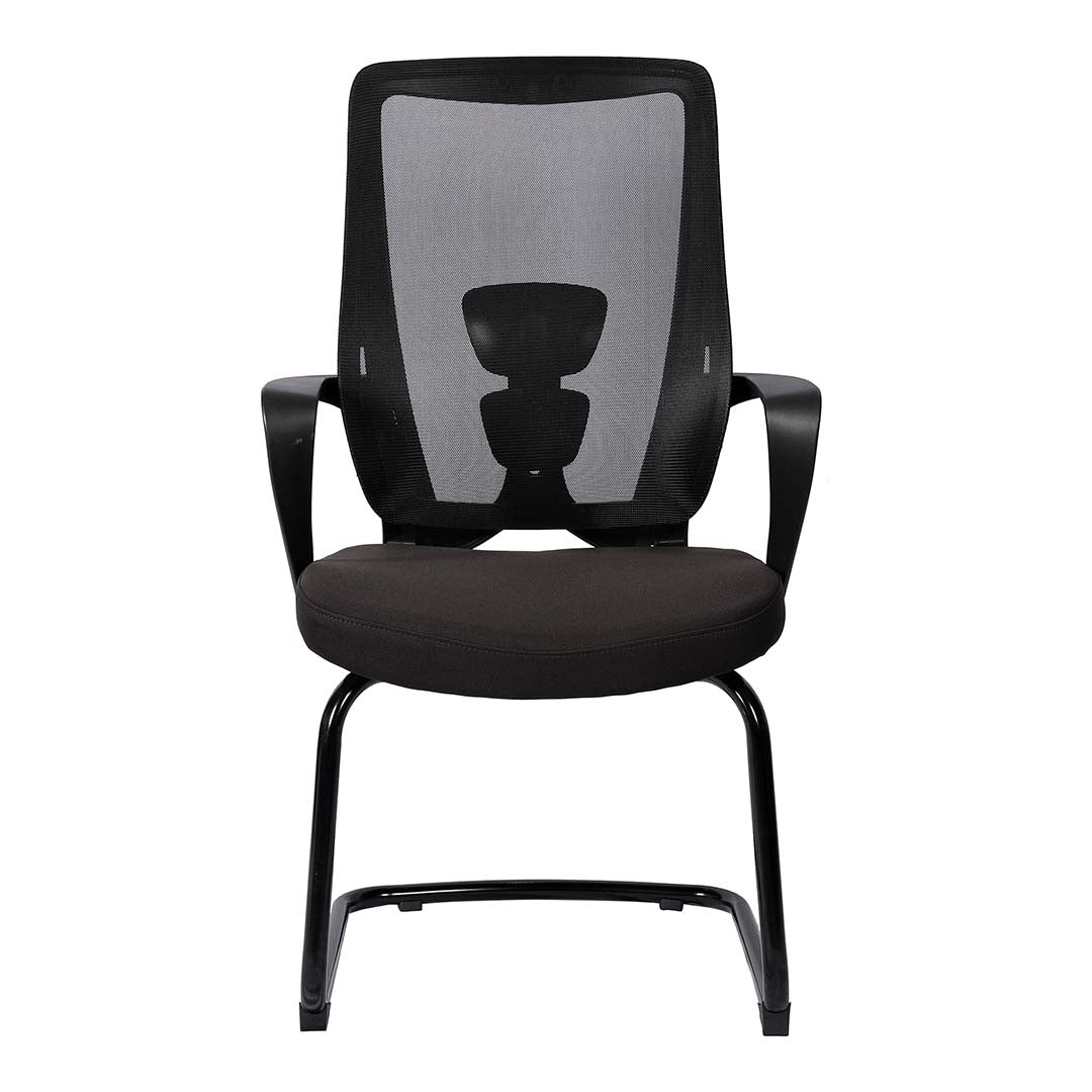 COOLBABY Modern Office Visitor Chair 813-C with Breathable Mesh Back and Ergonomic Design - COOLBABY