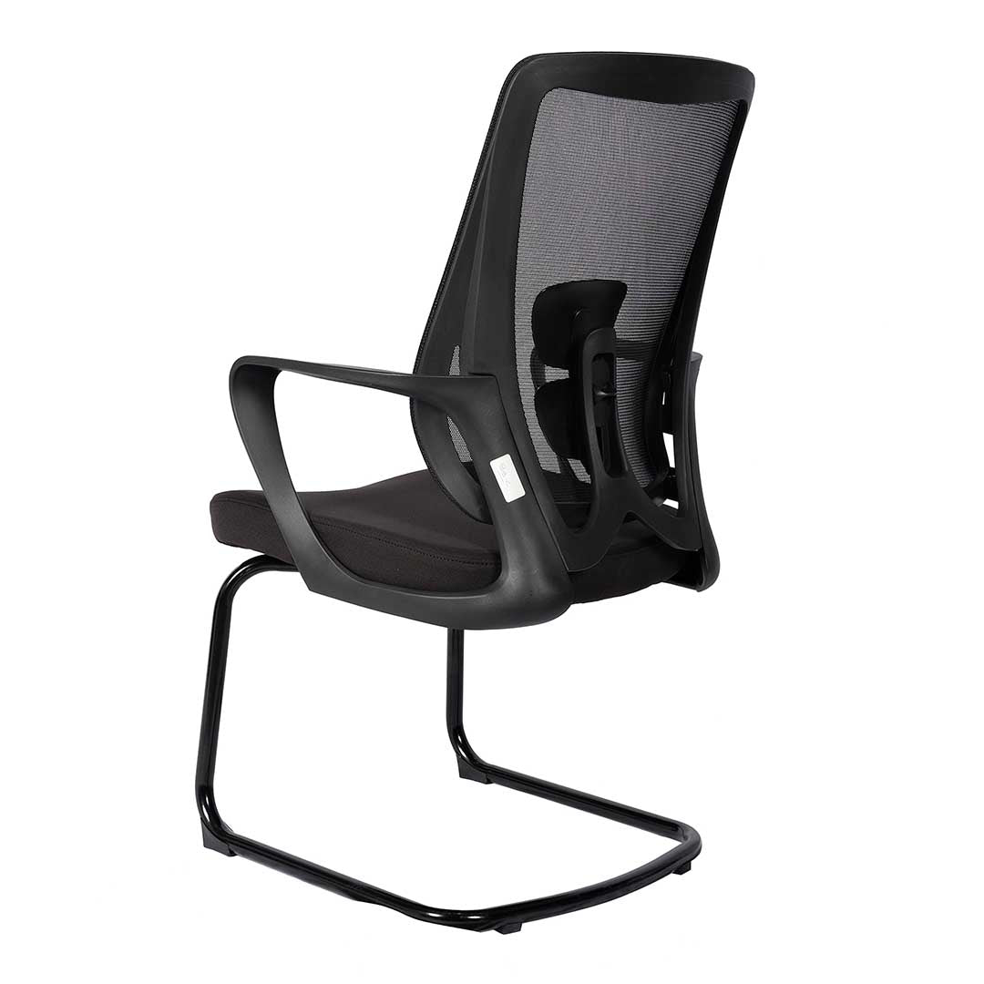 COOLBABY Modern Office Visitor Chair 813-C with Breathable Mesh Back and Ergonomic Design - COOLBABY