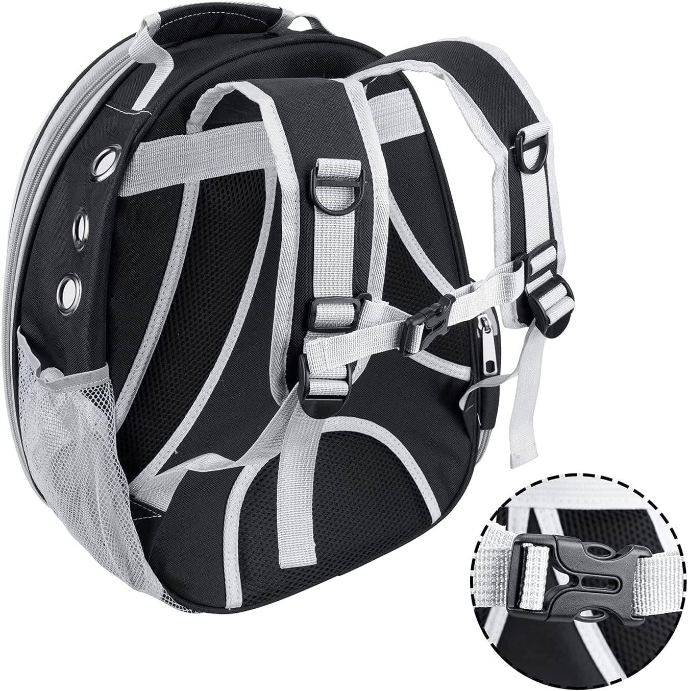COOLBABY WHD3213 Cat Carrier Dog Carrier Backpack, Pet Carrier Back Pack Pack for Small Medium Cat Puppy Doggie, Dog Body Carrying Bag Travel Space Capsule for Travel, Hiking, Walking & Outdoor - COOL BABY