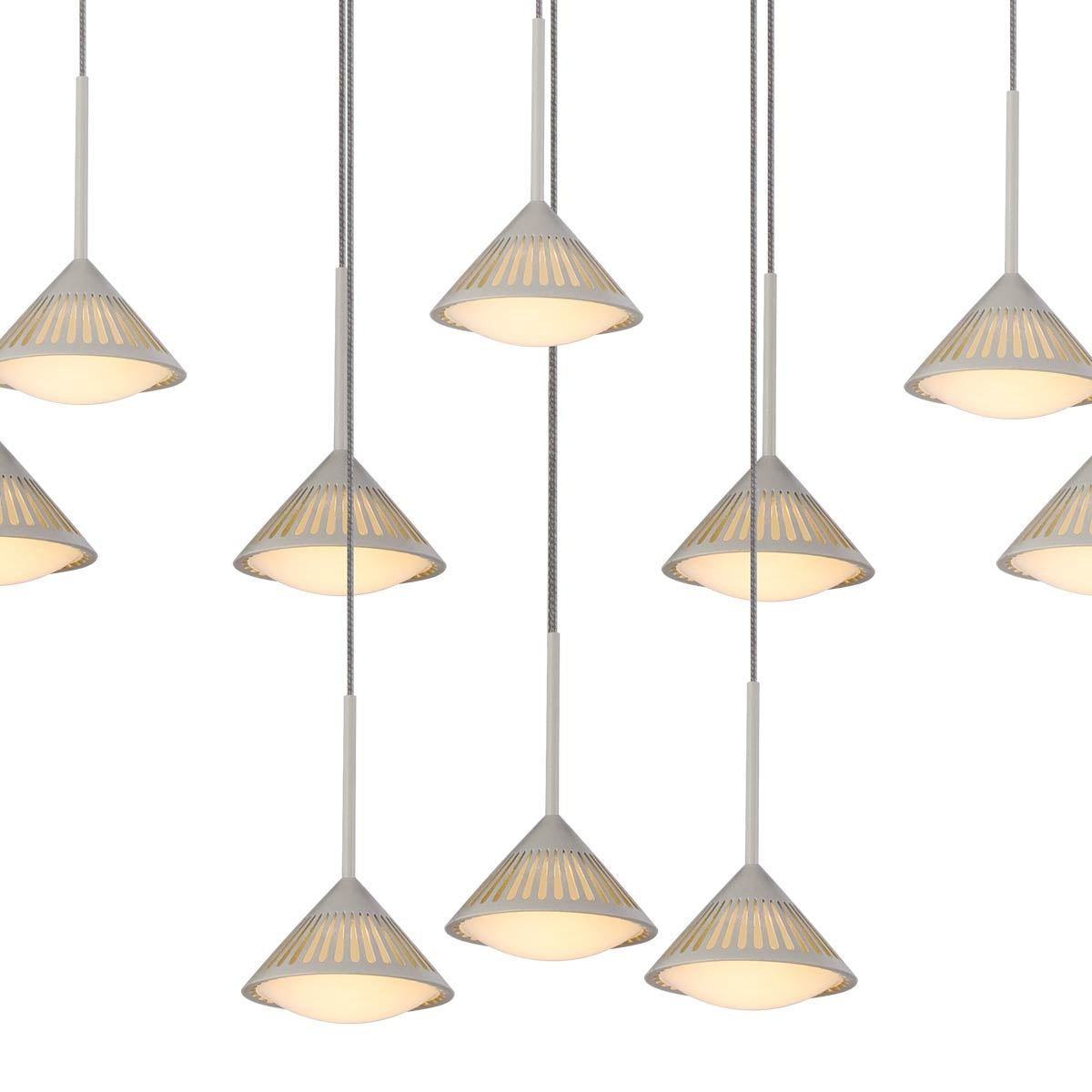 Modern Hanging Light LED 21x4W - White - COOLBABY