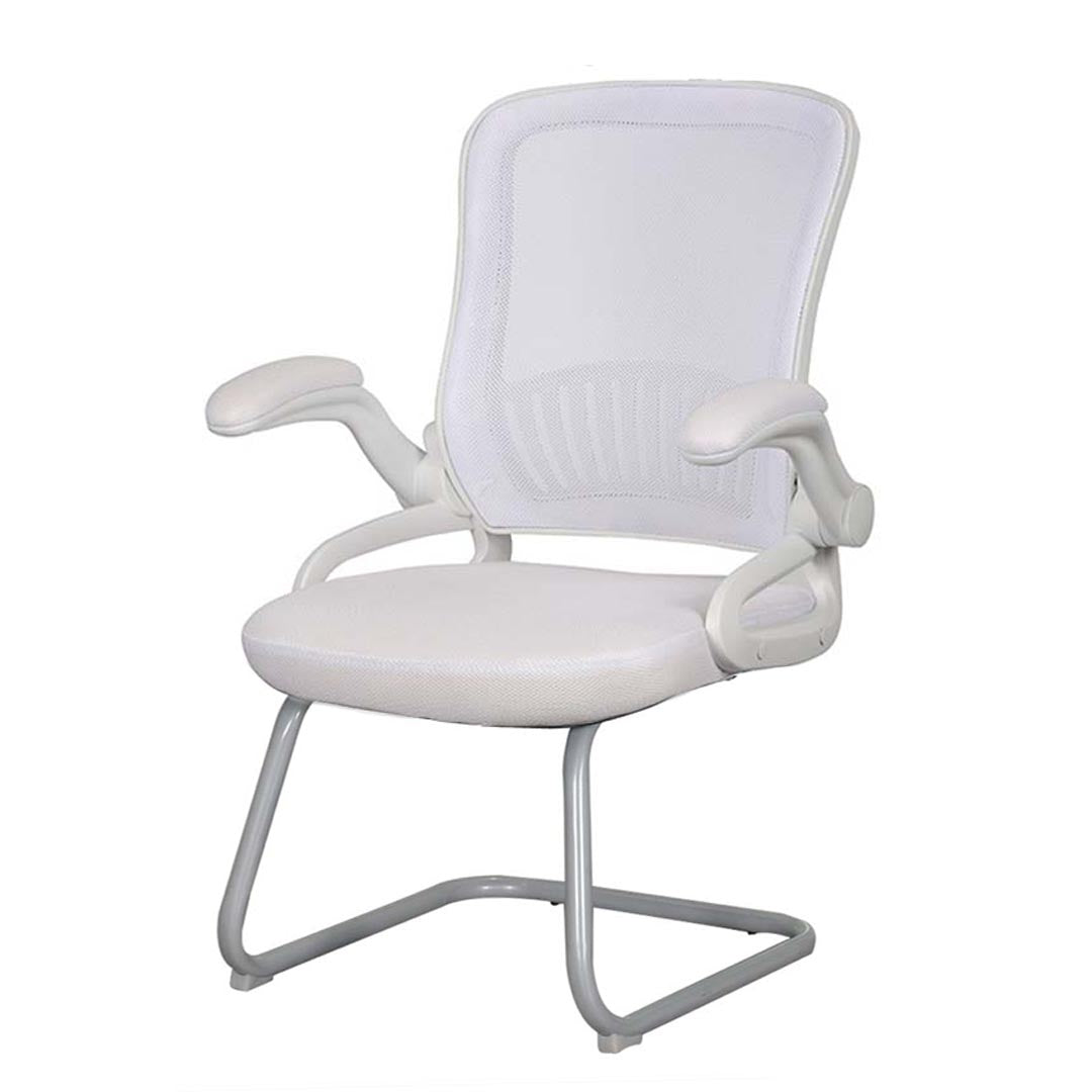 COOLBABY Office Visitor Chair 901-T with Breathable Mesh Back, Retractable Arm Rests & Thick Cushion - COOLBABY