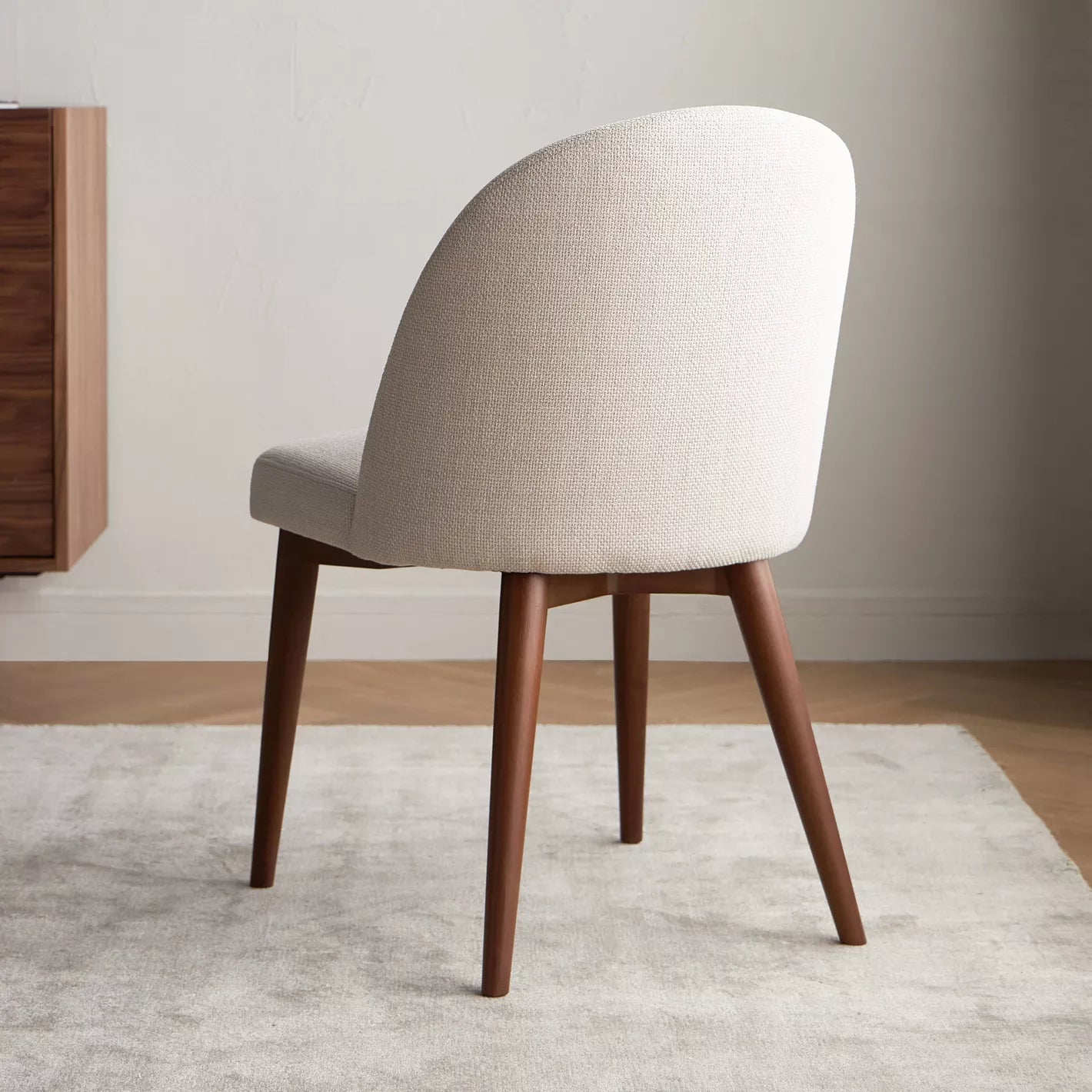 6-Seater Dining Set - Walnut/Beige - COOLBABY