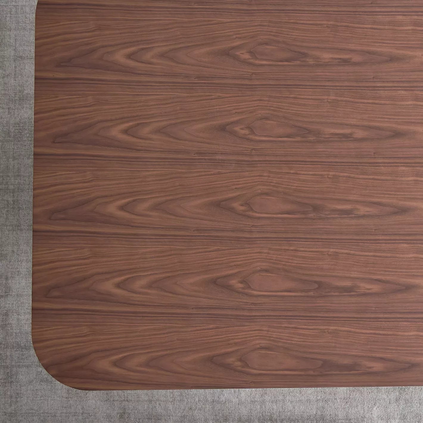 6-Seater Dining Set - Walnut/Beige - COOLBABY