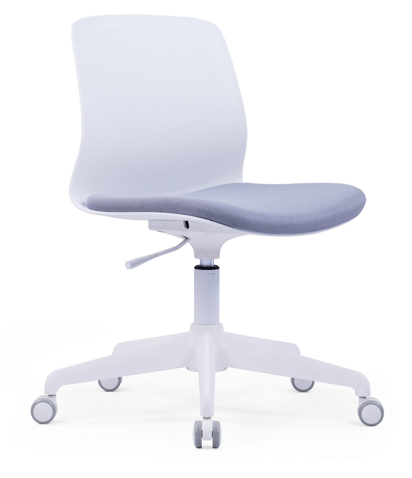 Training Chair Sled Base With Writing Board - White With Grey Seat - COOLBABY