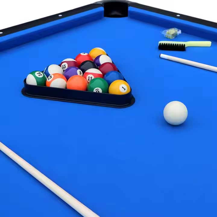 COOLBABY Billiards Table Indoor Entertainment Sport 8FT Auto Ball Return America Pool Billiard Table - Perfect for Family Game Room - COOLBABY