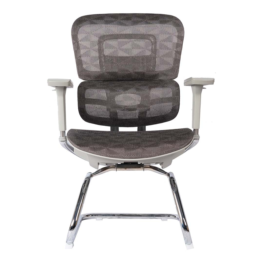 COOLBABY Ergonomic Office Visitor Chair AL-001-C with Breathable Mesh Back and Adjustable Features - COOLBABY
