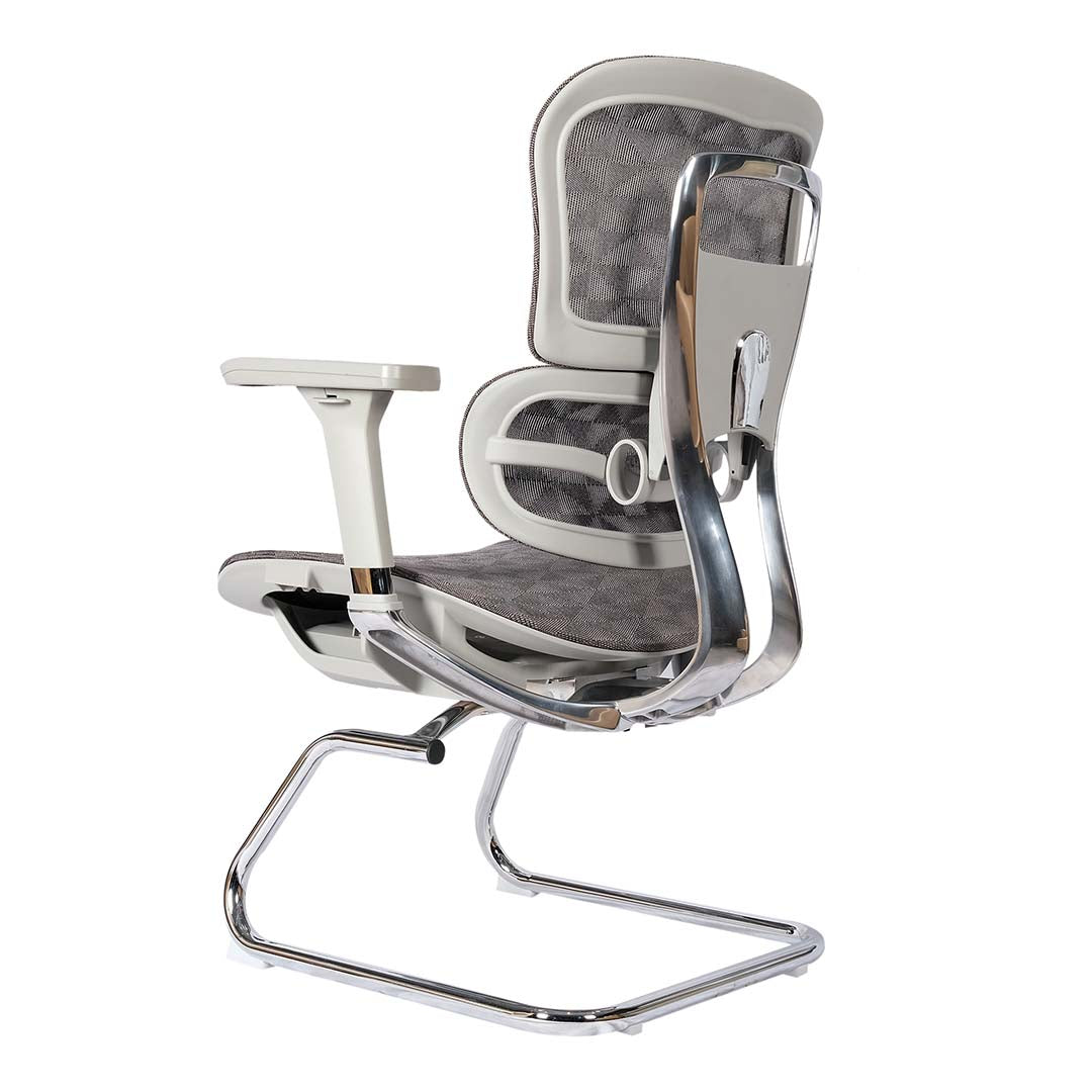 COOLBABY Ergonomic Office Visitor Chair AL-001-C with Breathable Mesh Back and Adjustable Features - COOLBABY