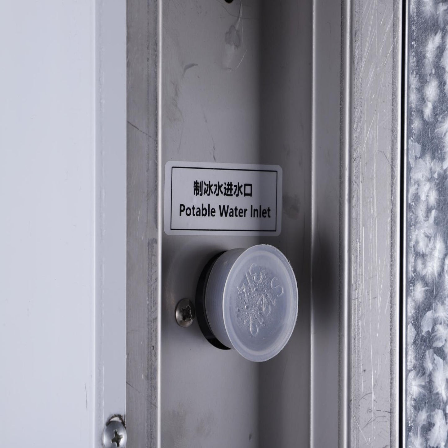 Ice Cube Makers, Commercial Ice Maker Machine,Under Counter Ice Maker with Large Storage Bin,Fully-Automatic Freestanding Commercial Clear Cube Ice Make for Bussiness, Home,215KG - COOLBABY