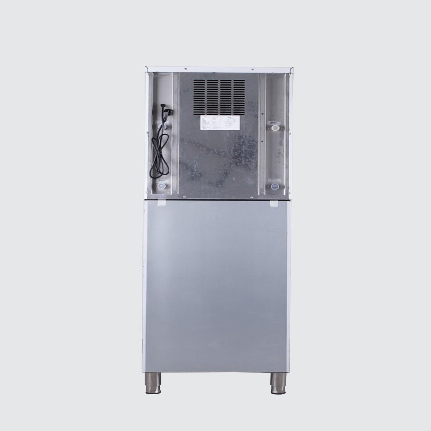 Ice Cube Makers, Commercial Ice Maker Machine,Under Counter Ice Maker with Large Storage Bin,Fully-Automatic Freestanding Commercial Clear Cube Ice Make for Bussiness, Home,215KG - COOLBABY