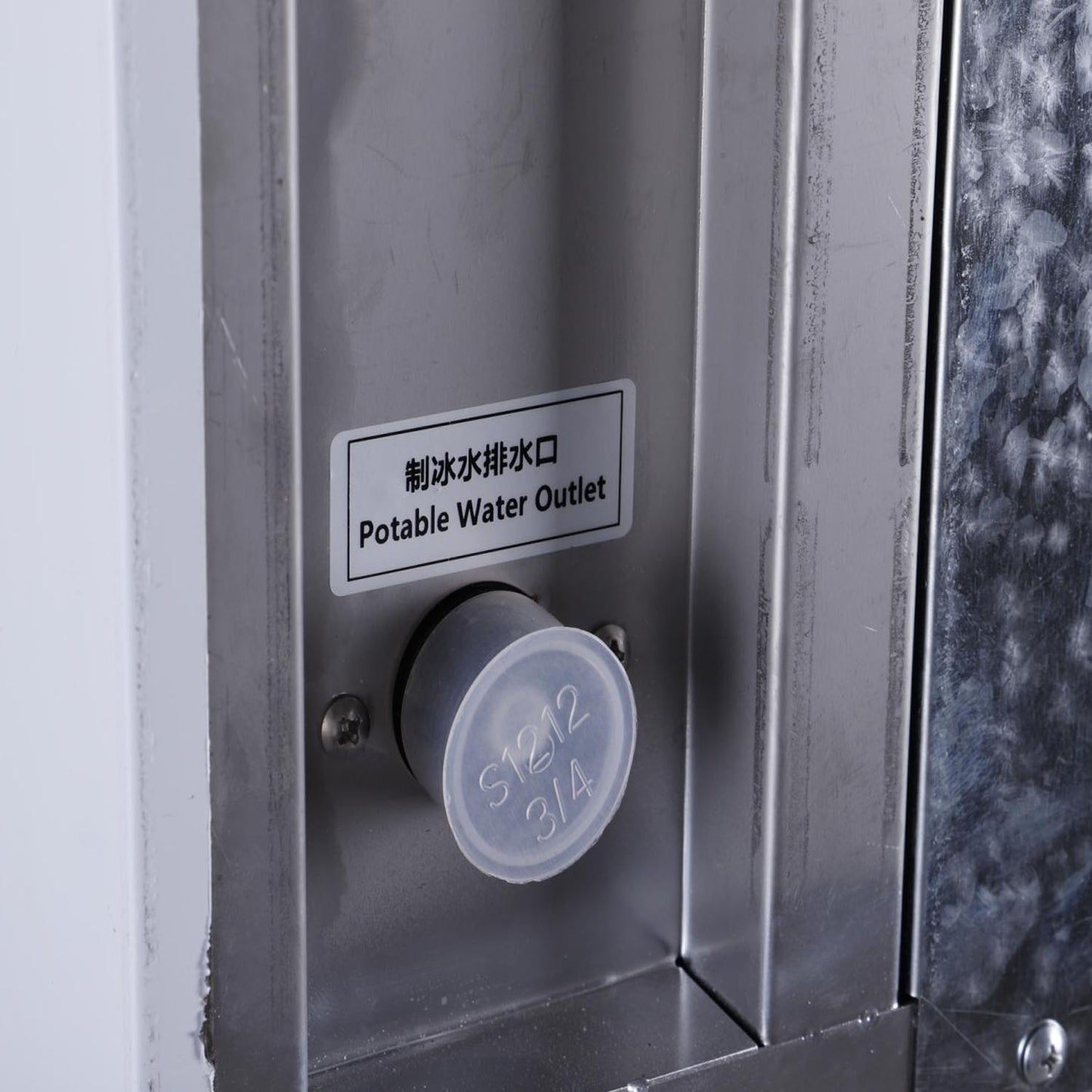 Ice Cube Makers, Commercial Ice Maker Machine,Under Counter Ice Maker with Large Storage Bin,Fully-Automatic Freestanding Commercial Clear Cube Ice Make for Bussiness, Home,160KG - COOLBABY