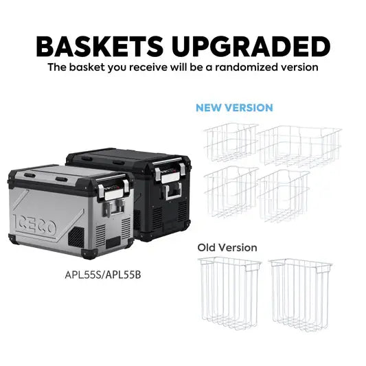 APL55 Dual Zone Portable Fridge Freezer | 55L SECOP Compressor Camping Fridge