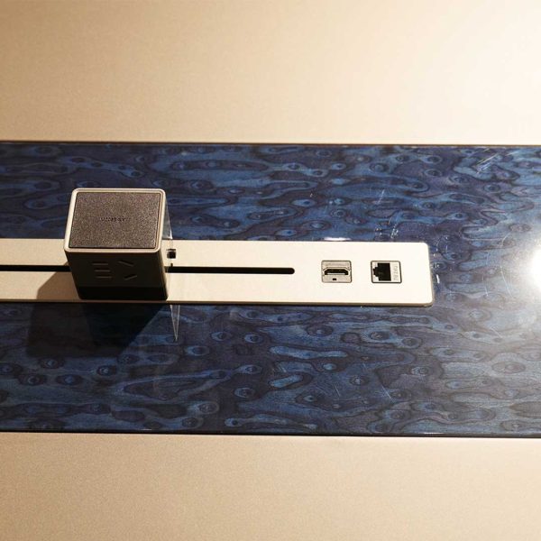 COOLBABY Grey Office Meeting Table BB01-MT01 with Power Railing and High-Density Fiber for Durability - COOLBABY