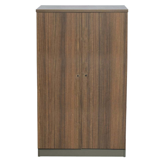 COOLBABY Brown Two-Door Office Cupboard with HDF Panels – Scratch-Proof, Water-Proof & Durable Design - COOLBABY