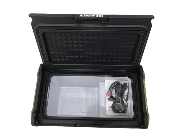 25L Camping Car Refrigerator Freezer Cooler Box Black | Portable Compressor Car Fridge