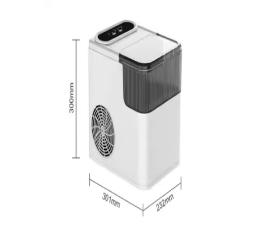 Portable Countertop Ice Maker Machine 12KG/24H | 9 Ice Cubes in 6–8 Minutes