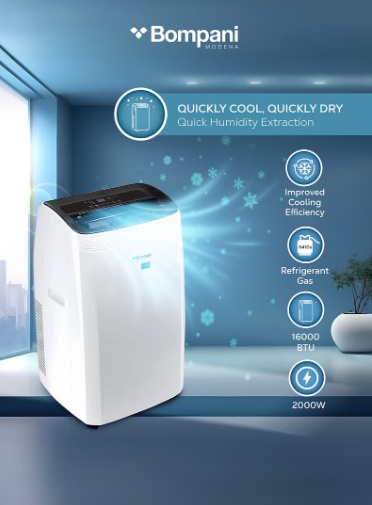 B016001 Portable Air Conditioner 16000 BTU (1.3 Ton) | Cooling & Heating AC