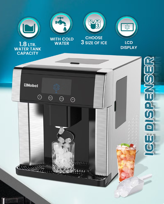 NIM31 Ice Maker 10–15KG/24H | 1.8L Countertop Ice Maker with LCD Display