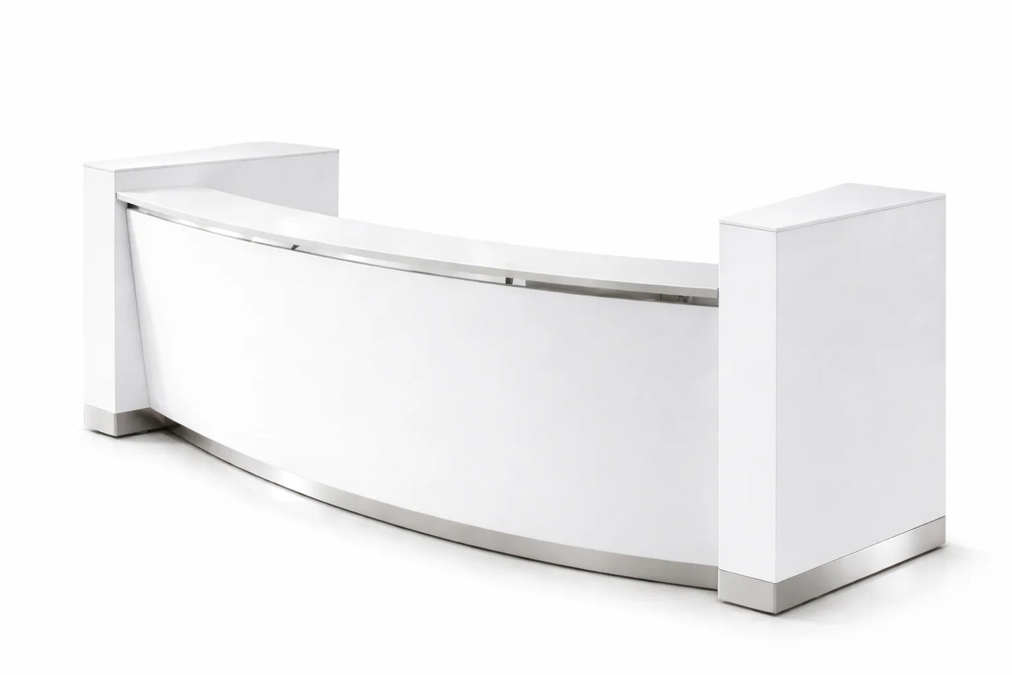BG-092A Modern Reception Desk 280 cm | Luxury High-Gloss Reception Counter for Offices & Clinics