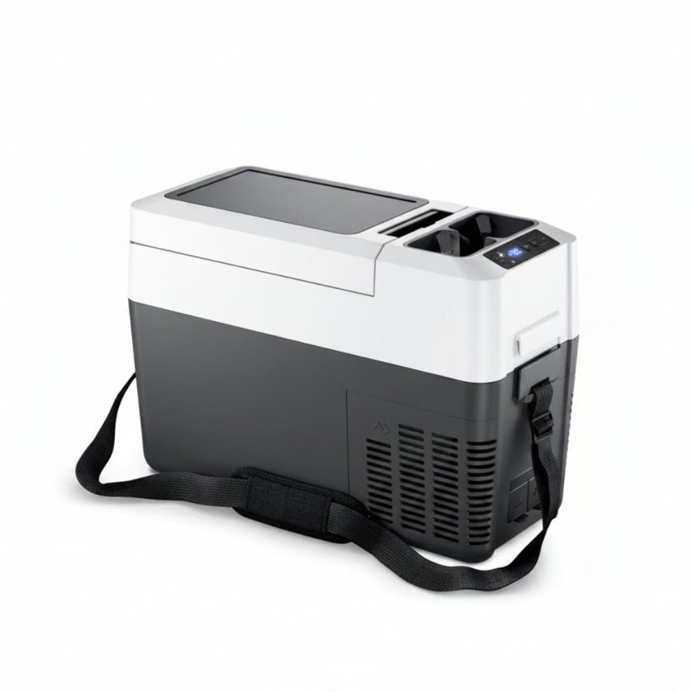 Dometic portable cooler on a white background