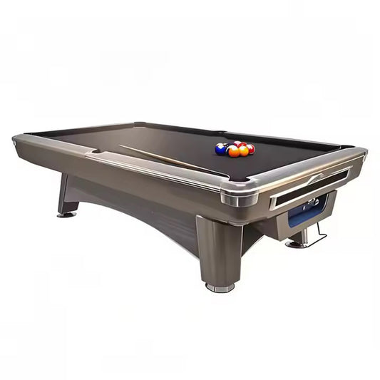 9-6-2G Billiard table, Natural Slate Solid Wood Billiards Tables 9FT Pool Table - COOLBABY
