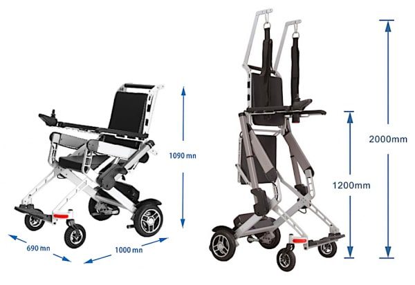 Ultimate Standing Electric Wheelchair With Standing Function And Zero Gravity Position - COOLBABY