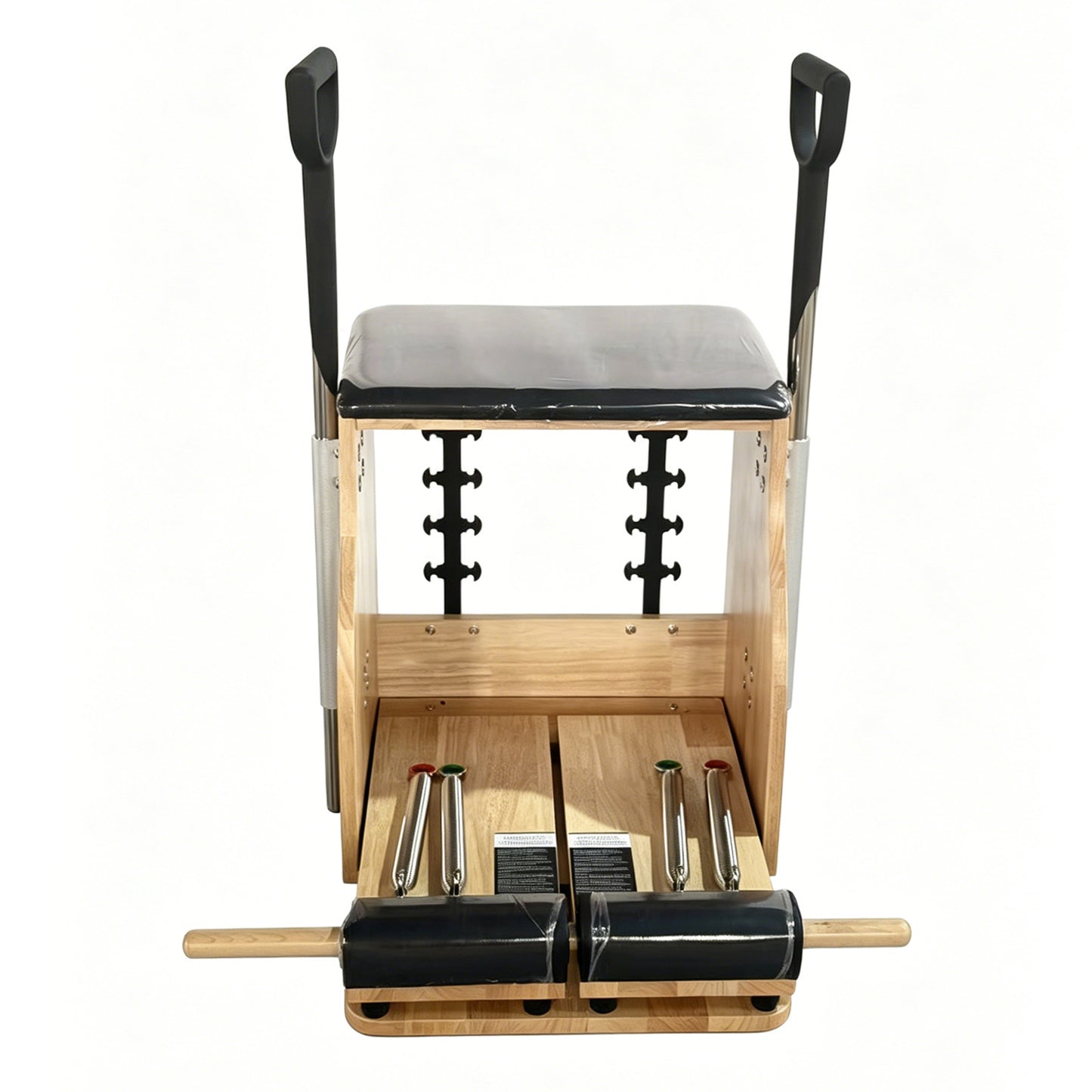 Wooden Pilates Chair – Compact Dual Handle Wunda Chair Yoga Pilates Split Pedal Stability Chair - COOLBABY