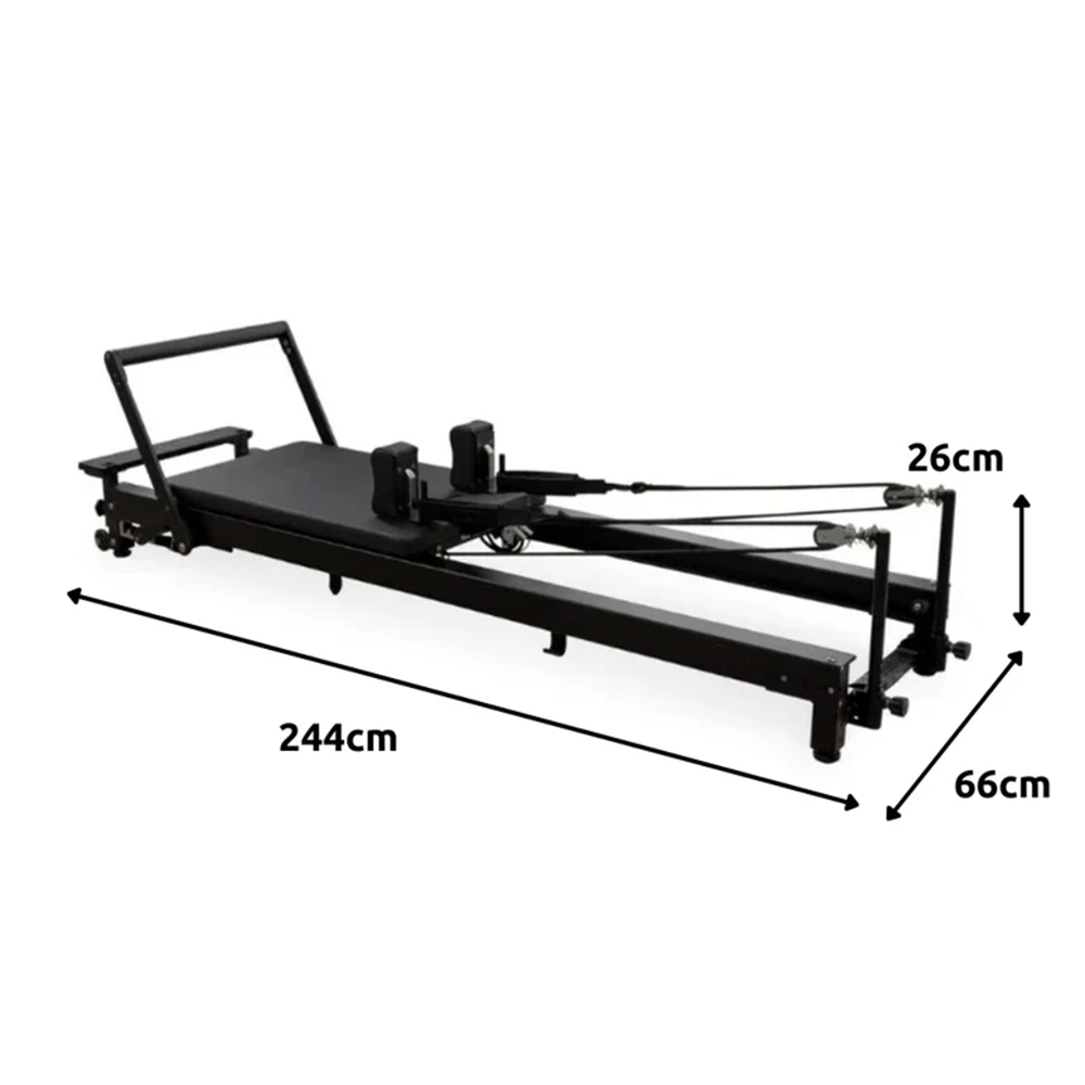 Upgraded Pilates Reformer Machine Set, Foldable Pilates Equipment for Home Training