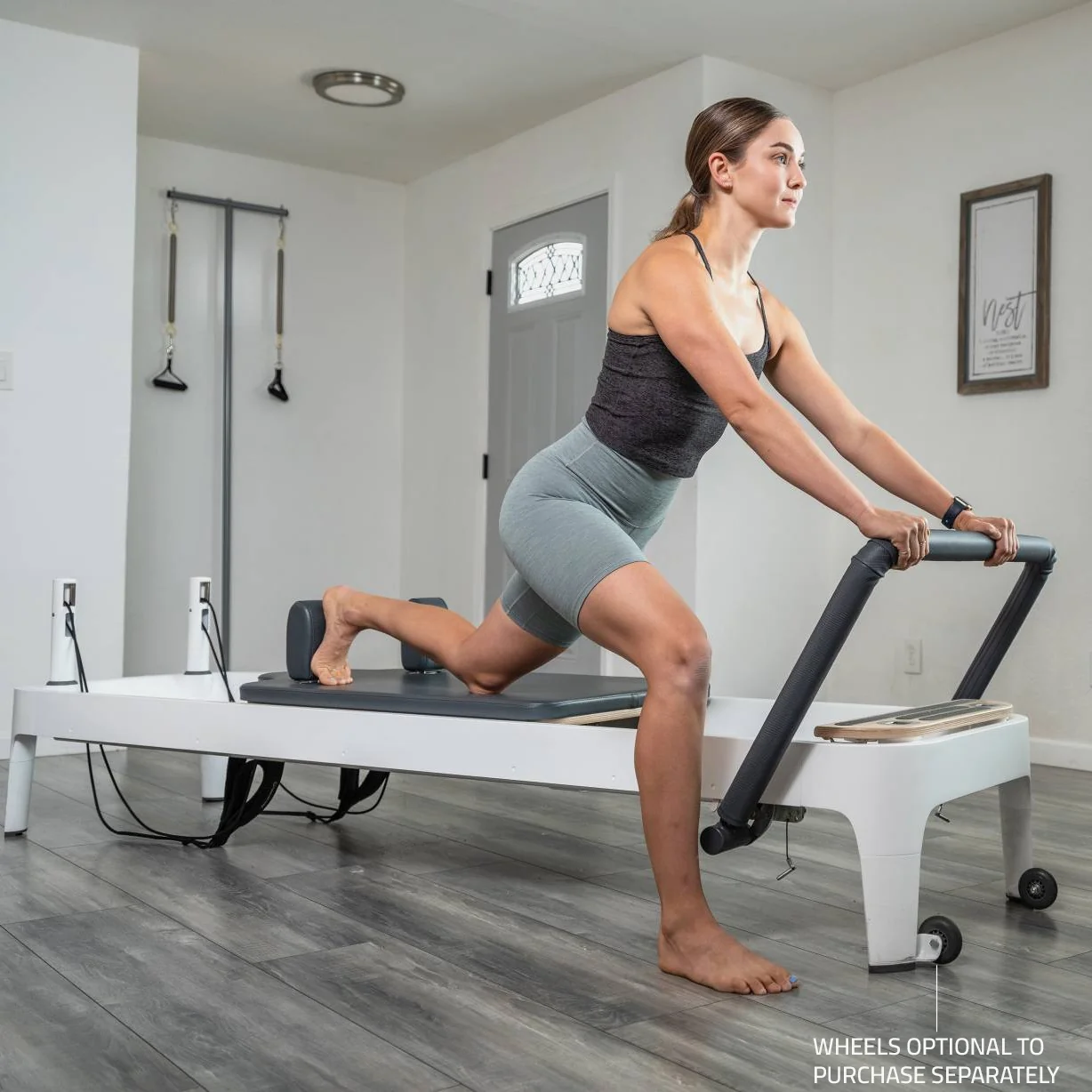 Pilates Reformer, Pilates Exercise Equipment, Workout Equipment for Home or Studio