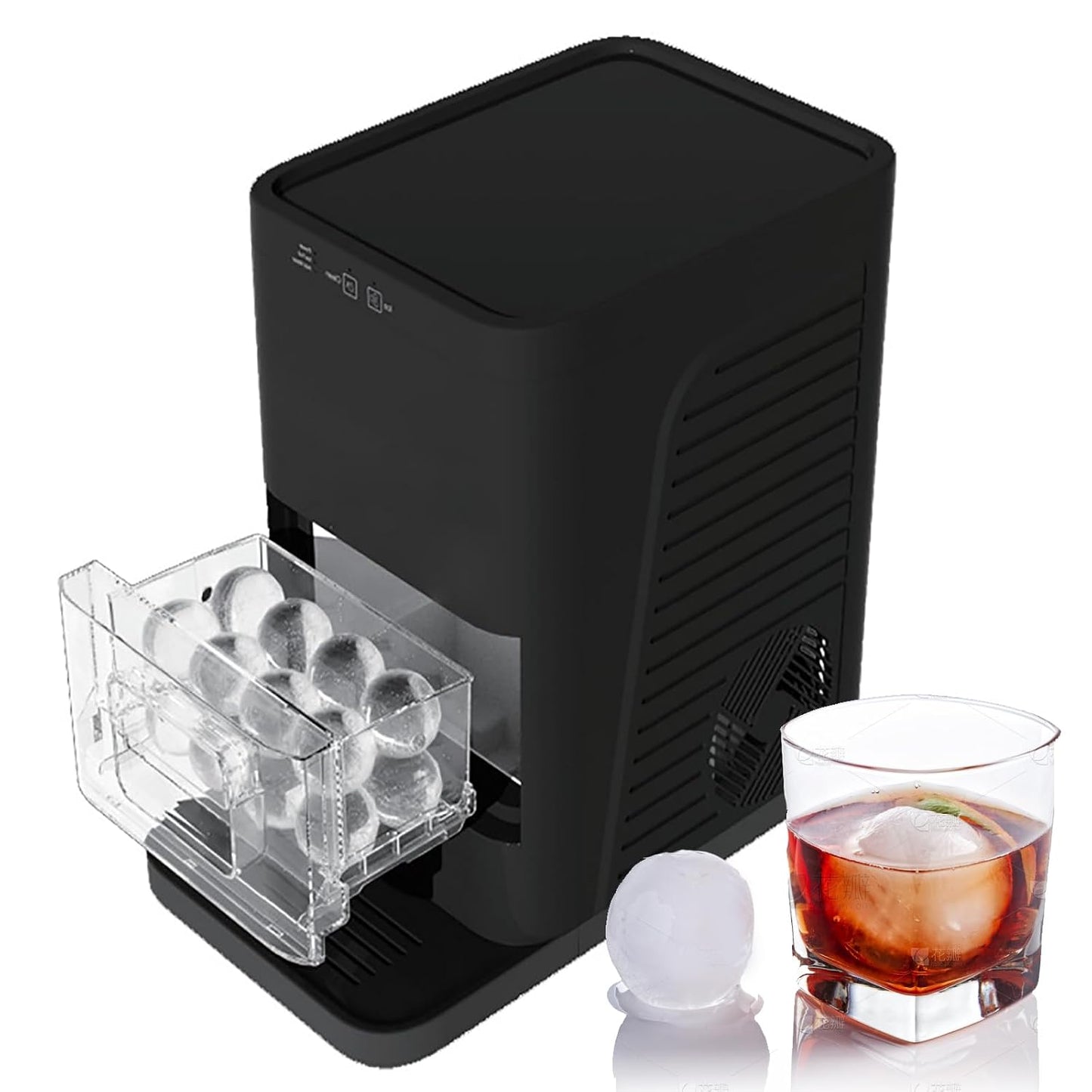 50mm Spherical Ice Maker Electric Ice Ball Maker Machine Ice Cube Whisky Drinking Bar Ice Making Machine