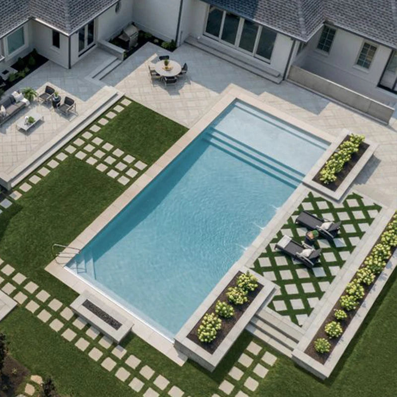 Garden Big Hard Plastic Fiberglass Swimming Pool Shell Equipment Frp Inground Swimming Pool Supplies - COOLBABY