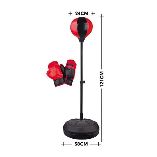 Adjustable Kids' Boxing Punching Bag Set with Gloves – Safe, Durable & Easy to Assemble - COOLBABY