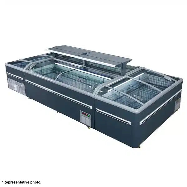 High-Capacity Island Freezer with Danfoss Compressor and Automatic Defrost - COOLBABY