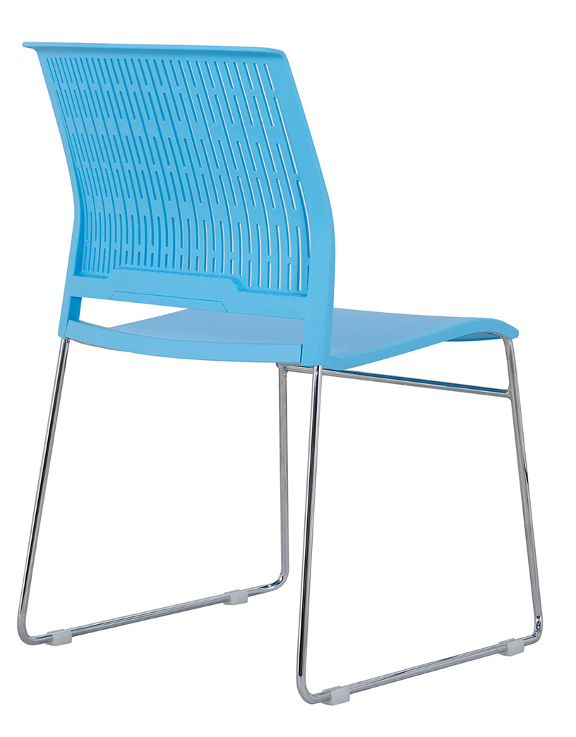 Plastic Chrome office visitor Chair for Training, Meeting, Reception - COOLBABY