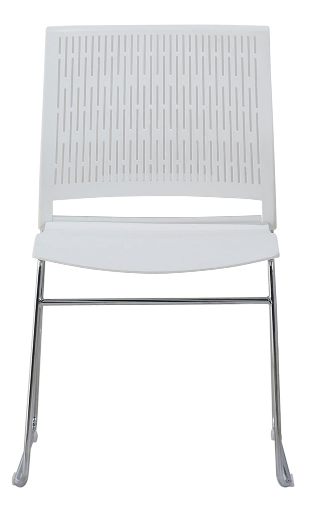 Plastic Chrome office visitor Chair for Training, Meeting, Reception - COOLBABY