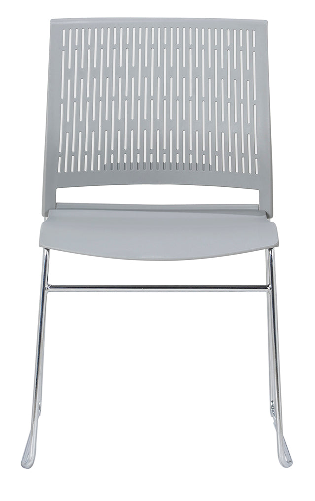 Plastic Chrome office visitor Chair for Training, Meeting, Reception - COOLBABY